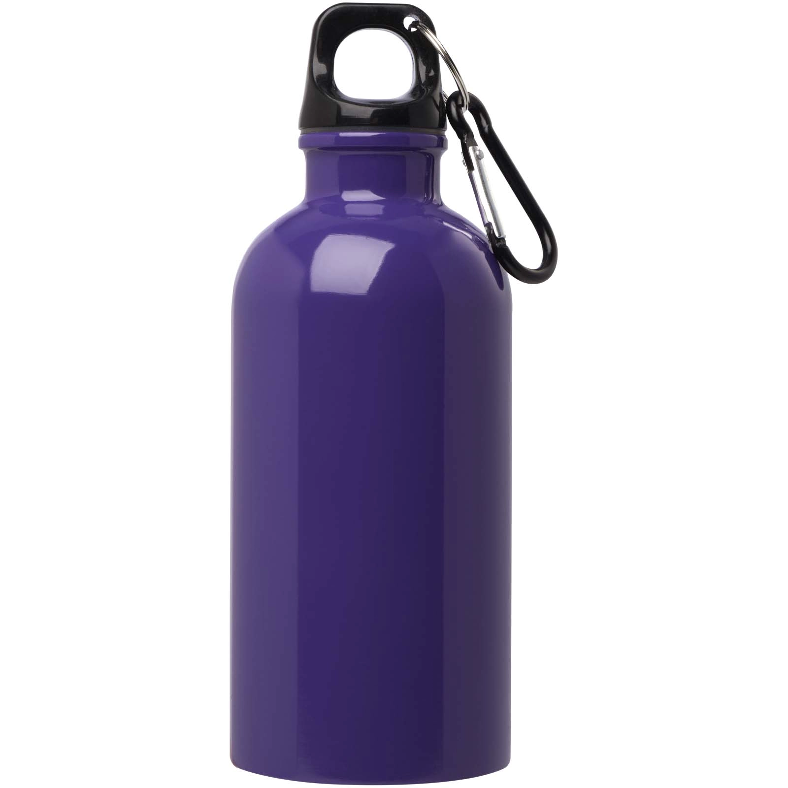 Immagine Borraccia da 400 ml in acciaio inossidabile certificato RCS a parete singola con moschettone Oregon
