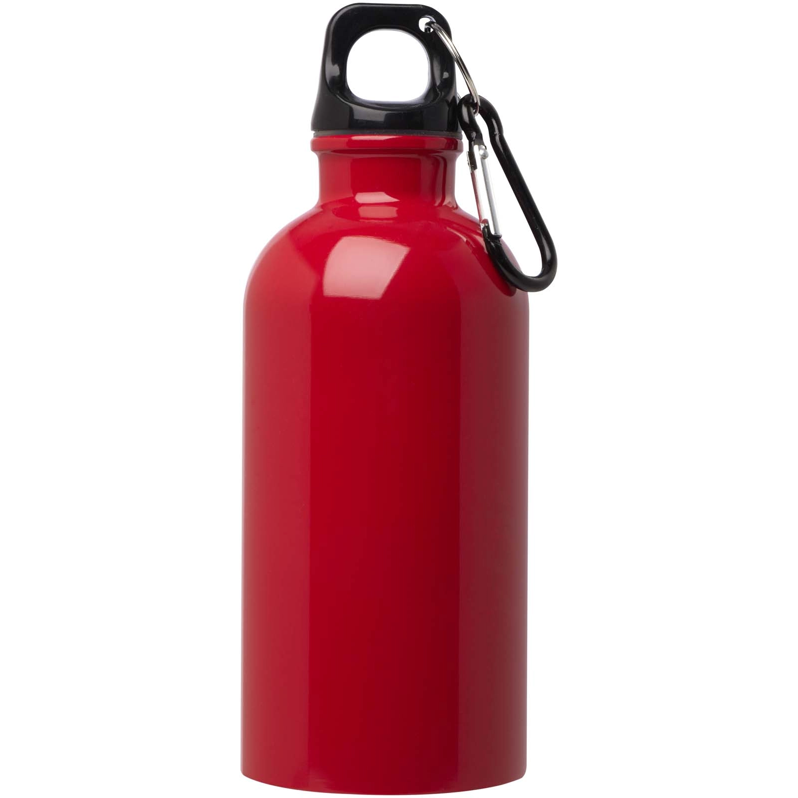 Immagine Borraccia da 400 ml in acciaio inossidabile certificato RCS a parete singola con moschettone Oregon