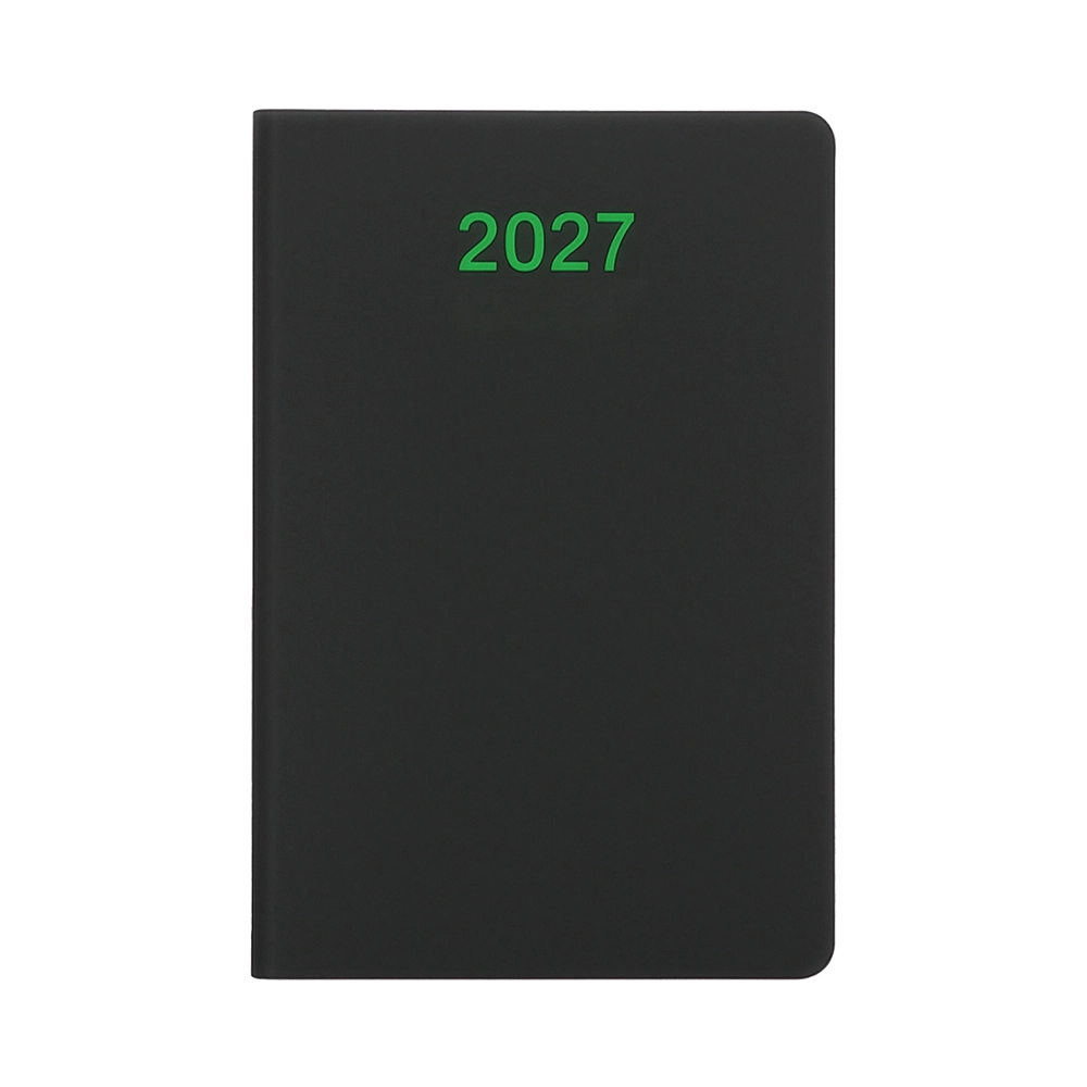 Immagine Agenda giornaliera 2027. Copertina flessibile in soft PU e bordo pagine colorato