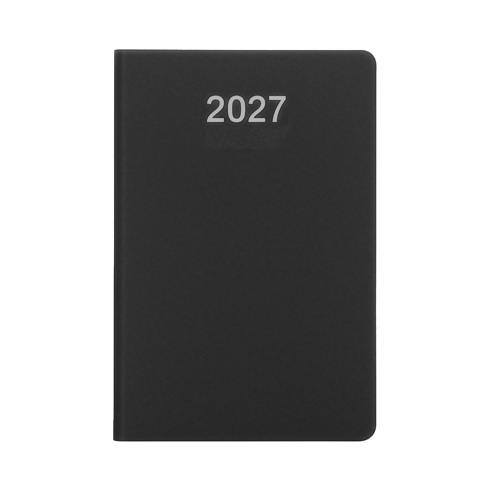Immagine Agenda giornaliera 2027. Copertina flessibile in soft PU e bordo pagine colorato