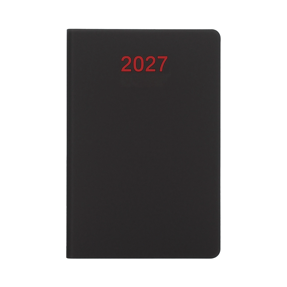 Immagine Agenda giornaliera 2027. Copertina flessibile in soft PU e bordo pagine colorato