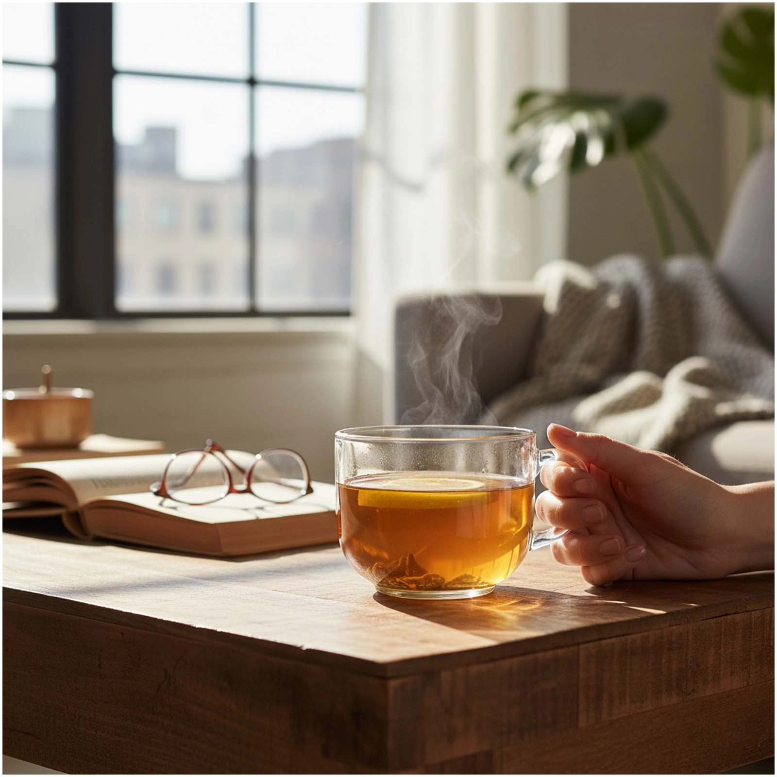 Immagine Tazza Citizen Green Breakfast in vetro da 700 ml