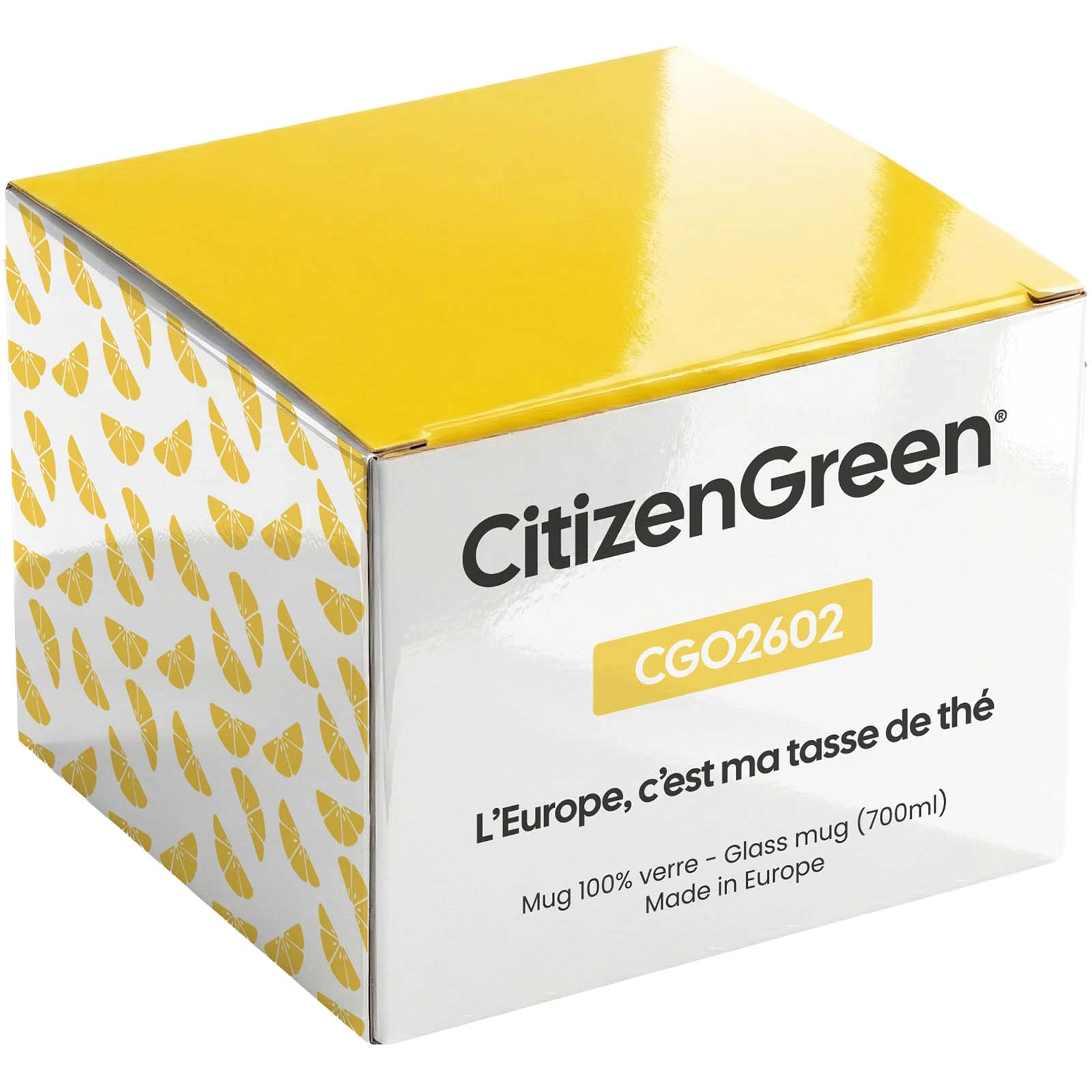 Immagine Tazza Citizen Green Breakfast in vetro da 700 ml