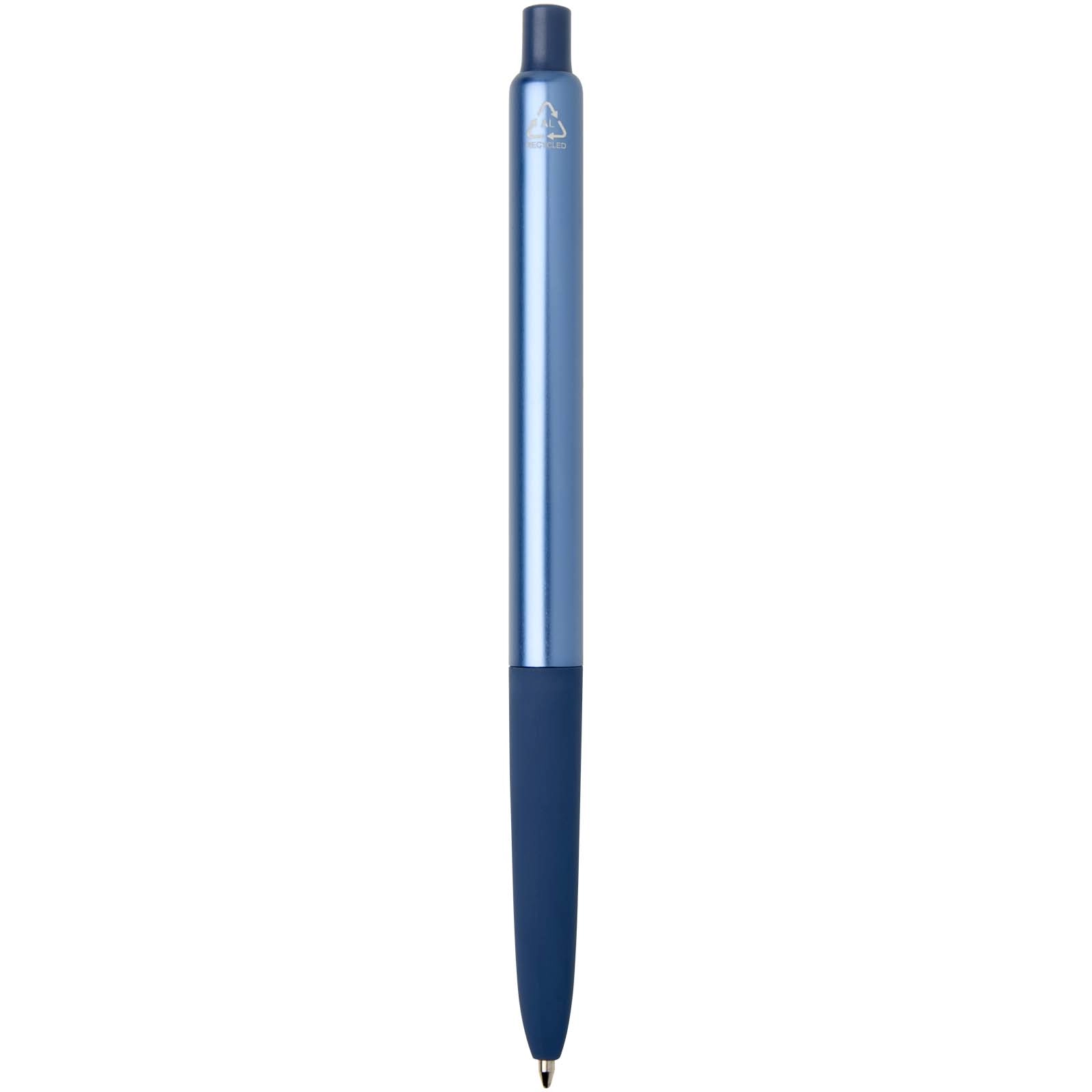 Immagine Penna a sfera a scatto in alluminio riciclato con finitura anodizzata Soffit (inchiostro blu)