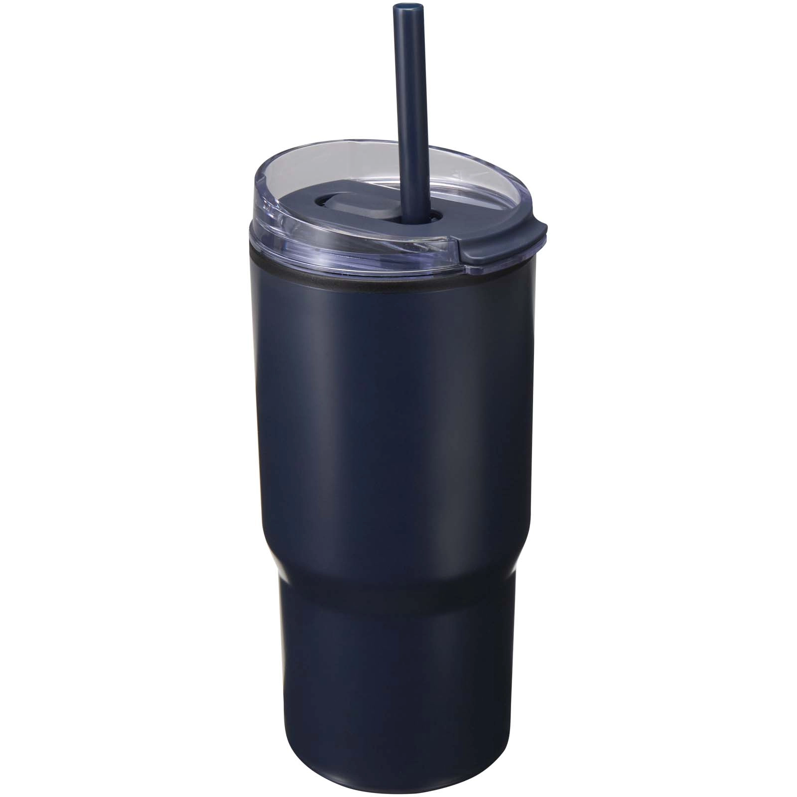 Immagine Bicchiere termico in materiale riciclato RCS a doppia parete con cannuccia da 540 ml Westin