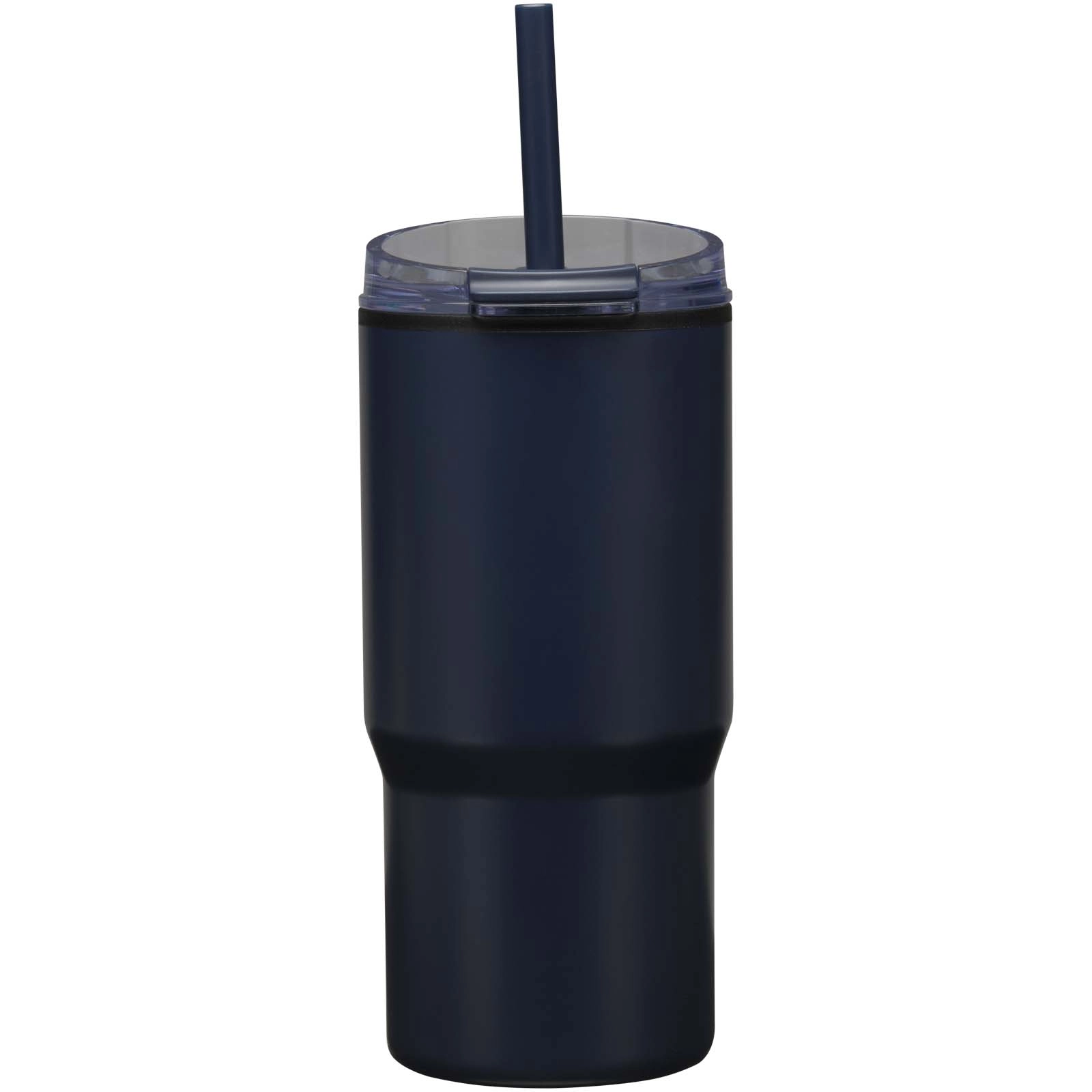 Immagine Bicchiere termico in materiale riciclato RCS a doppia parete con cannuccia da 540 ml Westin