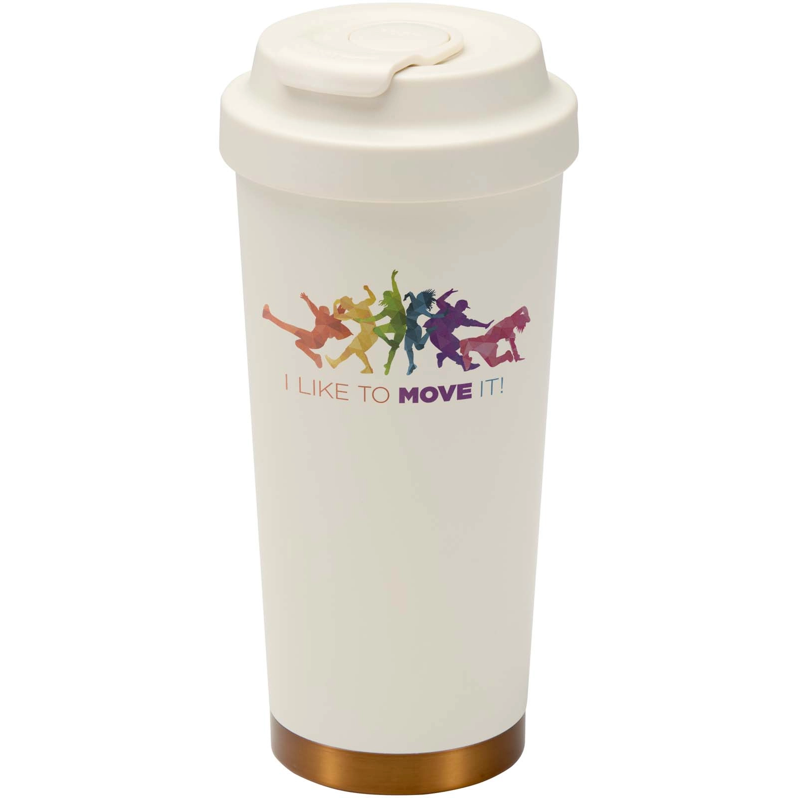 Immagine Bicchiere termico da 480 ml in acciaio inossidabile riciclato RCS a doppia parete Hampton