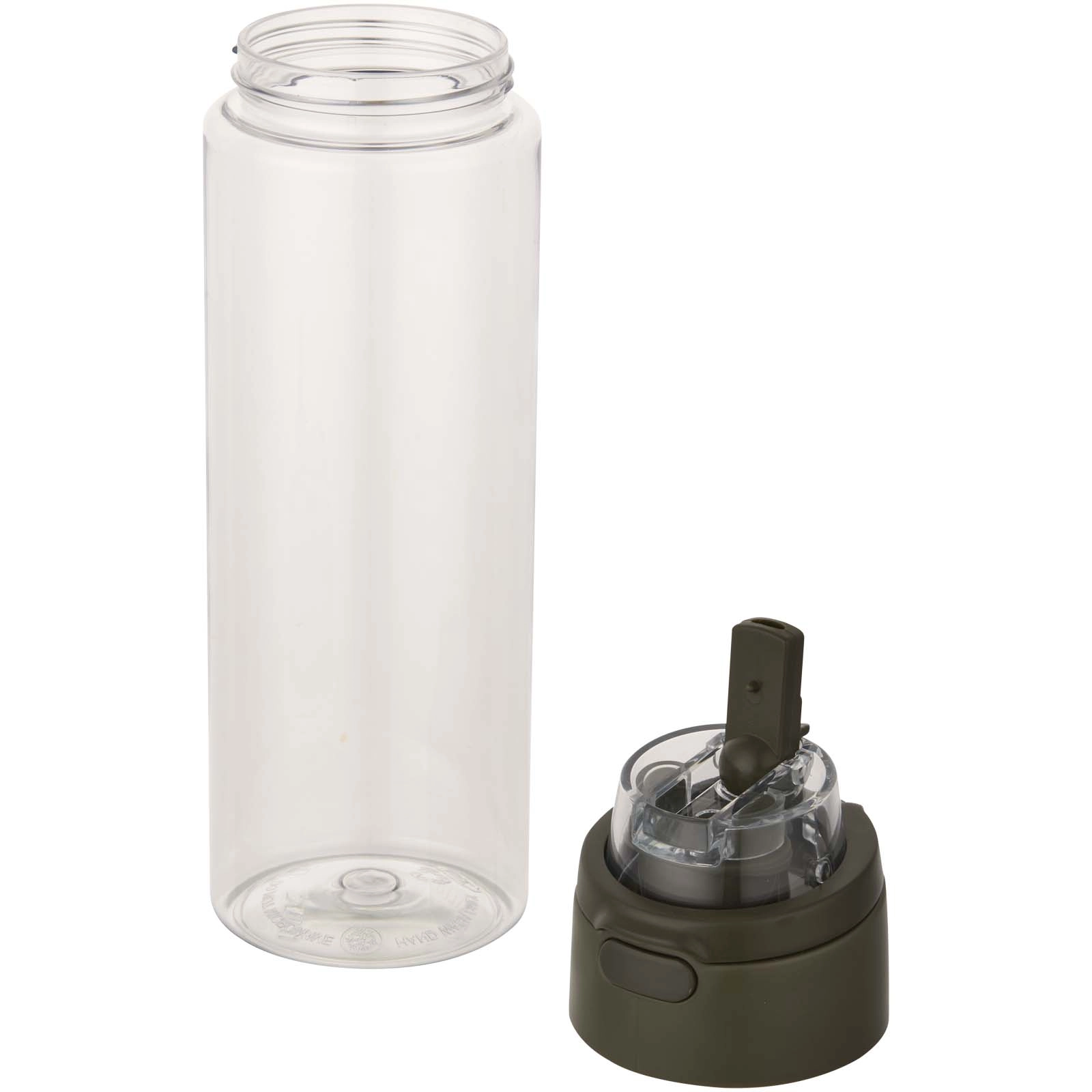 Immagine Borraccia in plastica riciclata RCS con tappo a doppia funzione e cannuccia a scatto da 700 ml Theron