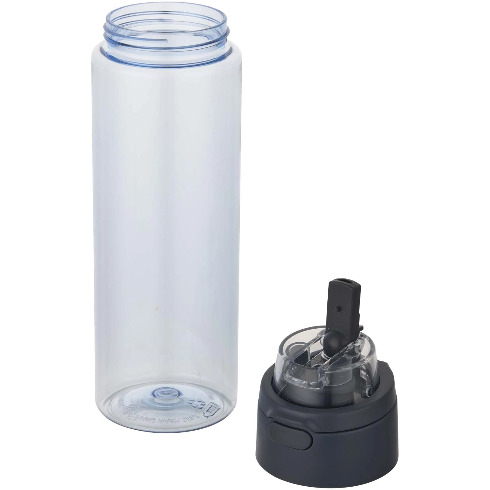 Immagine Borraccia in plastica riciclata RCS con tappo a doppia funzione e cannuccia a scatto da 700 ml Theron