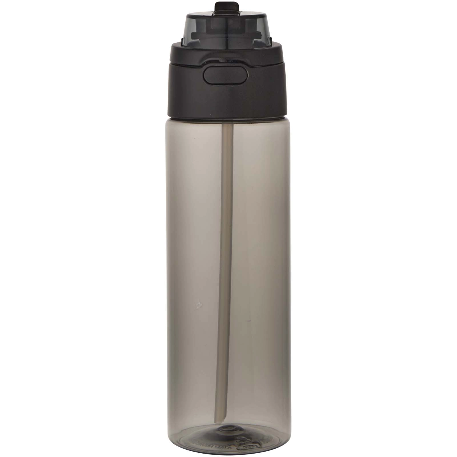 Immagine Borraccia in plastica riciclata RCS con tappo a doppia funzione e cannuccia a scatto da 700 ml Theron