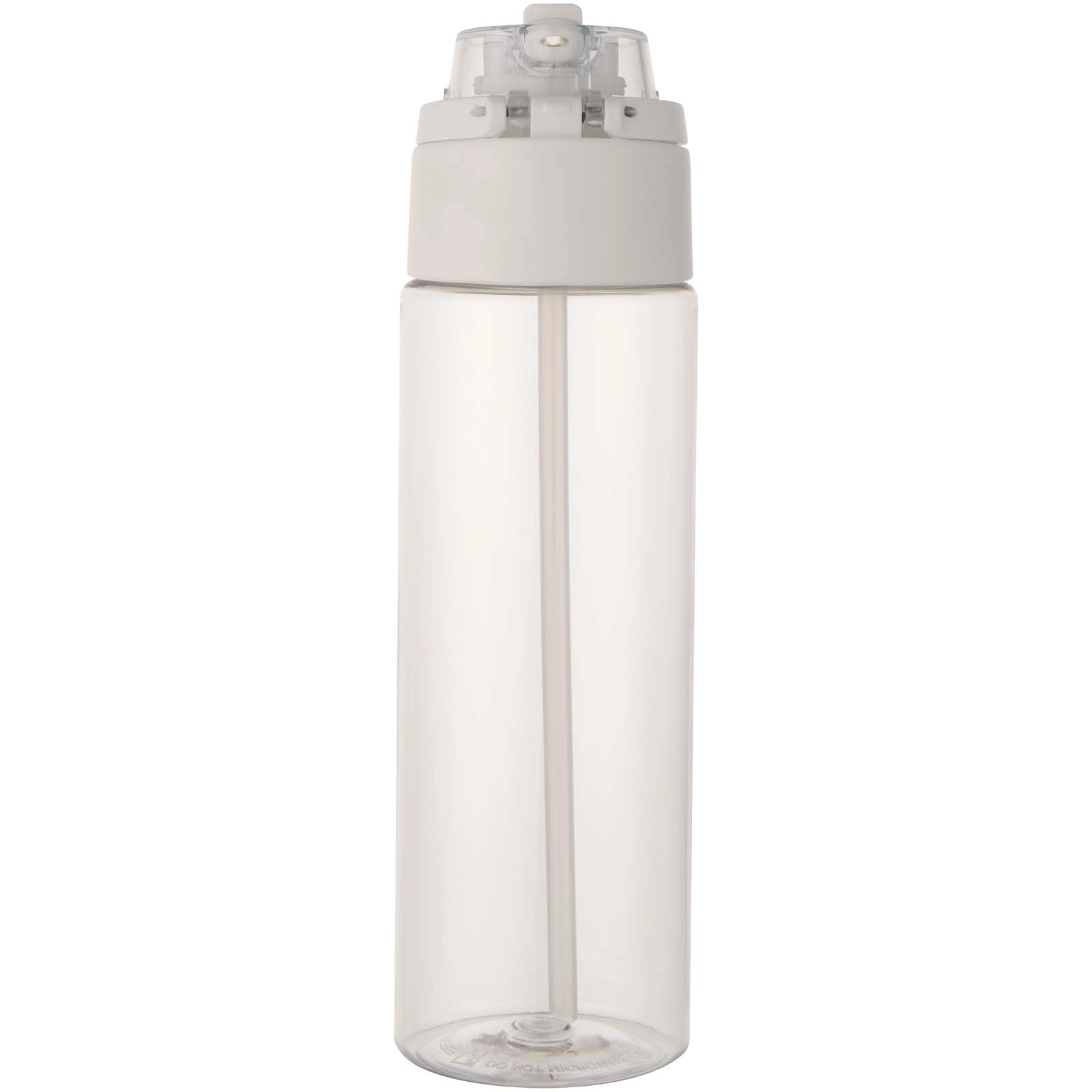 Immagine Borraccia in plastica riciclata RCS con tappo a doppia funzione e cannuccia a scatto da 700 ml Theron