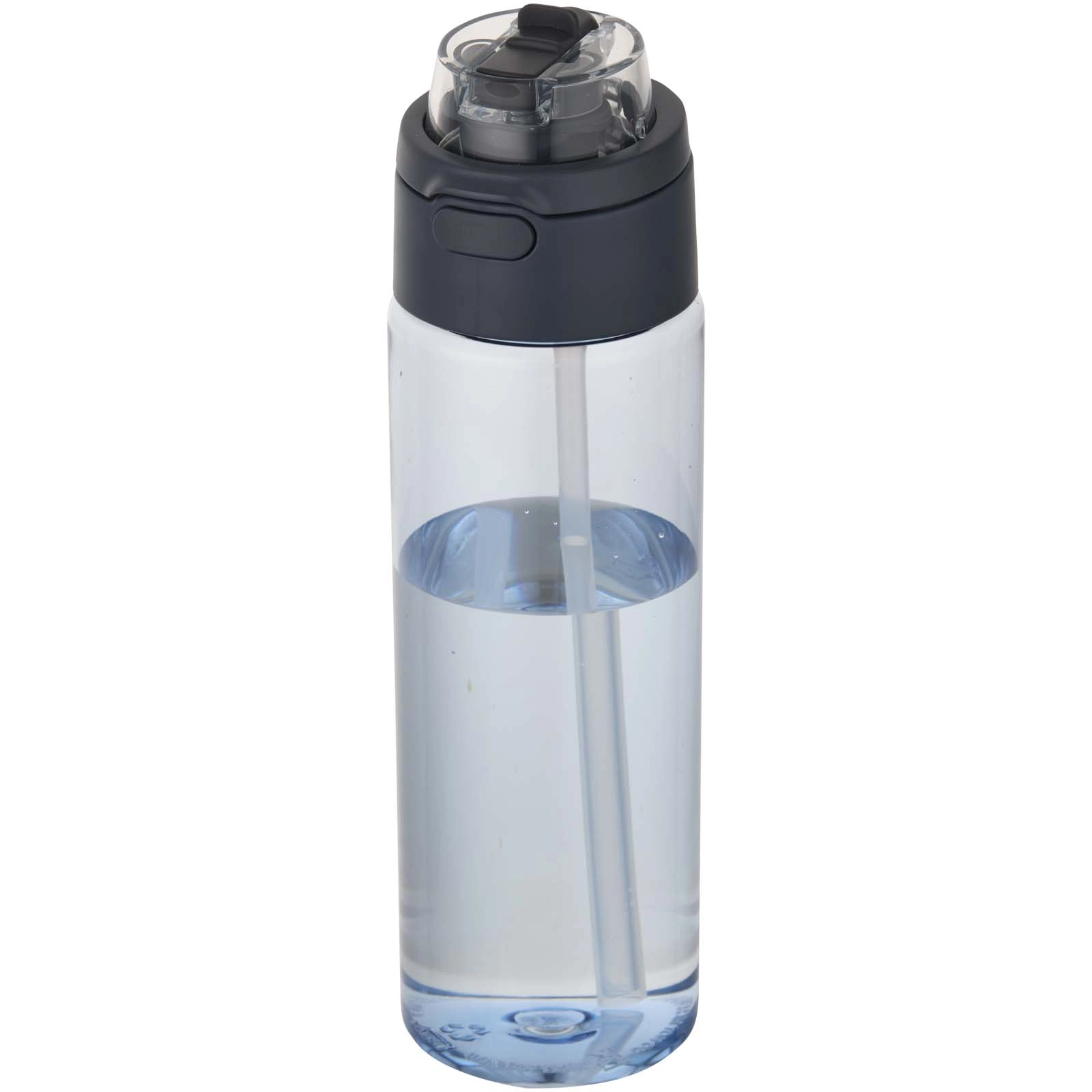 Immagine Borraccia in plastica riciclata RCS con tappo a doppia funzione e cannuccia a scatto da 700 ml Theron