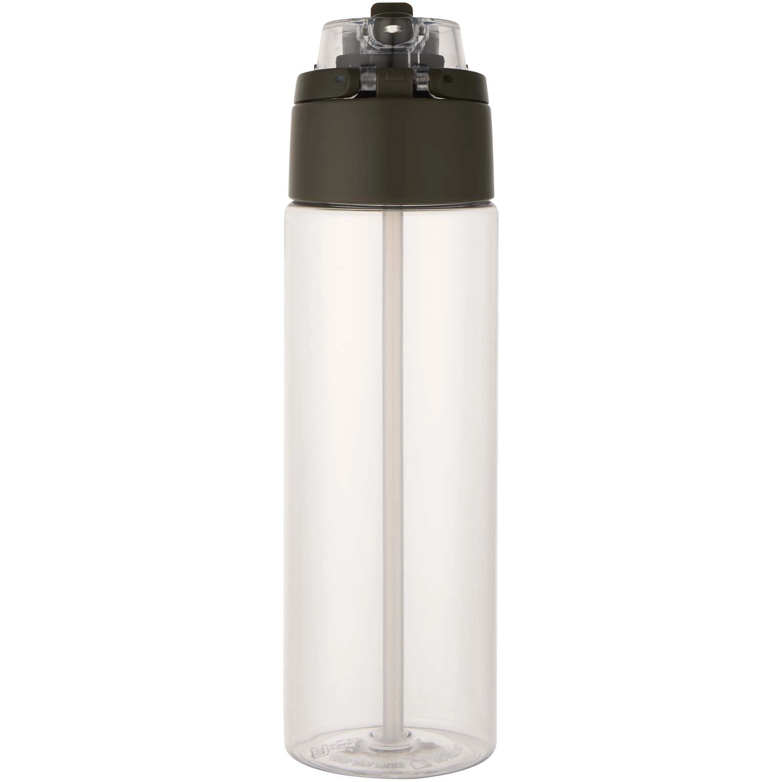 Immagine Borraccia in plastica riciclata RCS con tappo a doppia funzione e cannuccia a scatto da 700 ml Theron