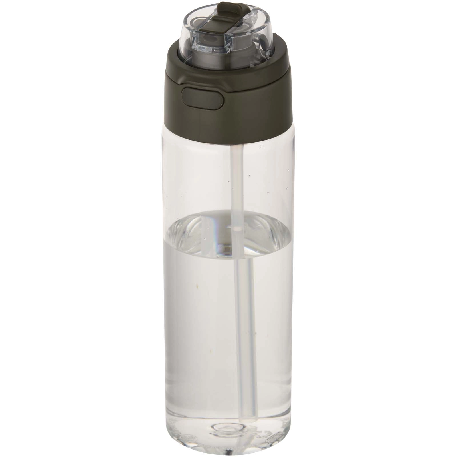 Immagine Borraccia in plastica riciclata RCS con tappo a doppia funzione e cannuccia a scatto da 700 ml Theron