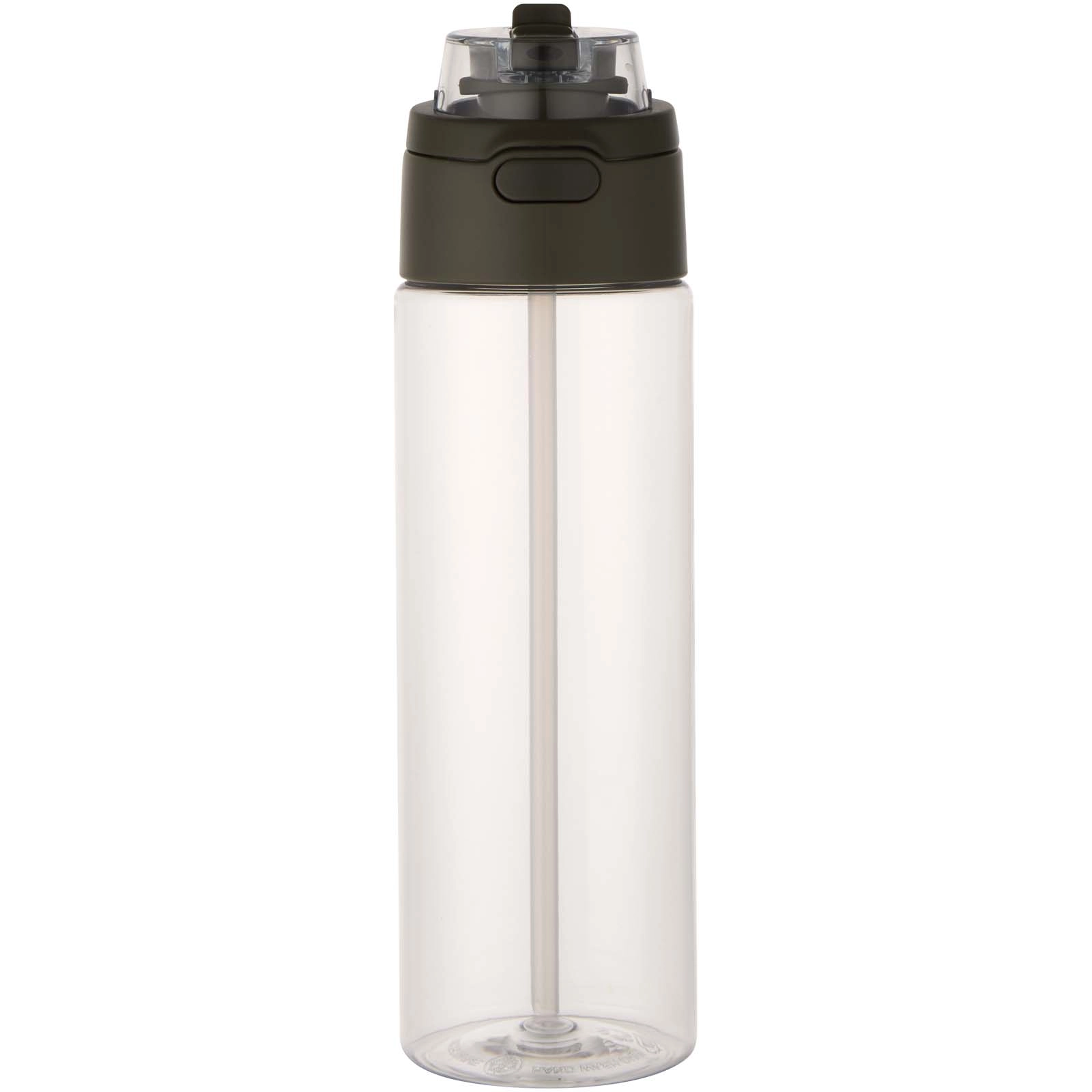 Immagine Borraccia in plastica riciclata RCS con tappo a doppia funzione e cannuccia a scatto da 700 ml Theron