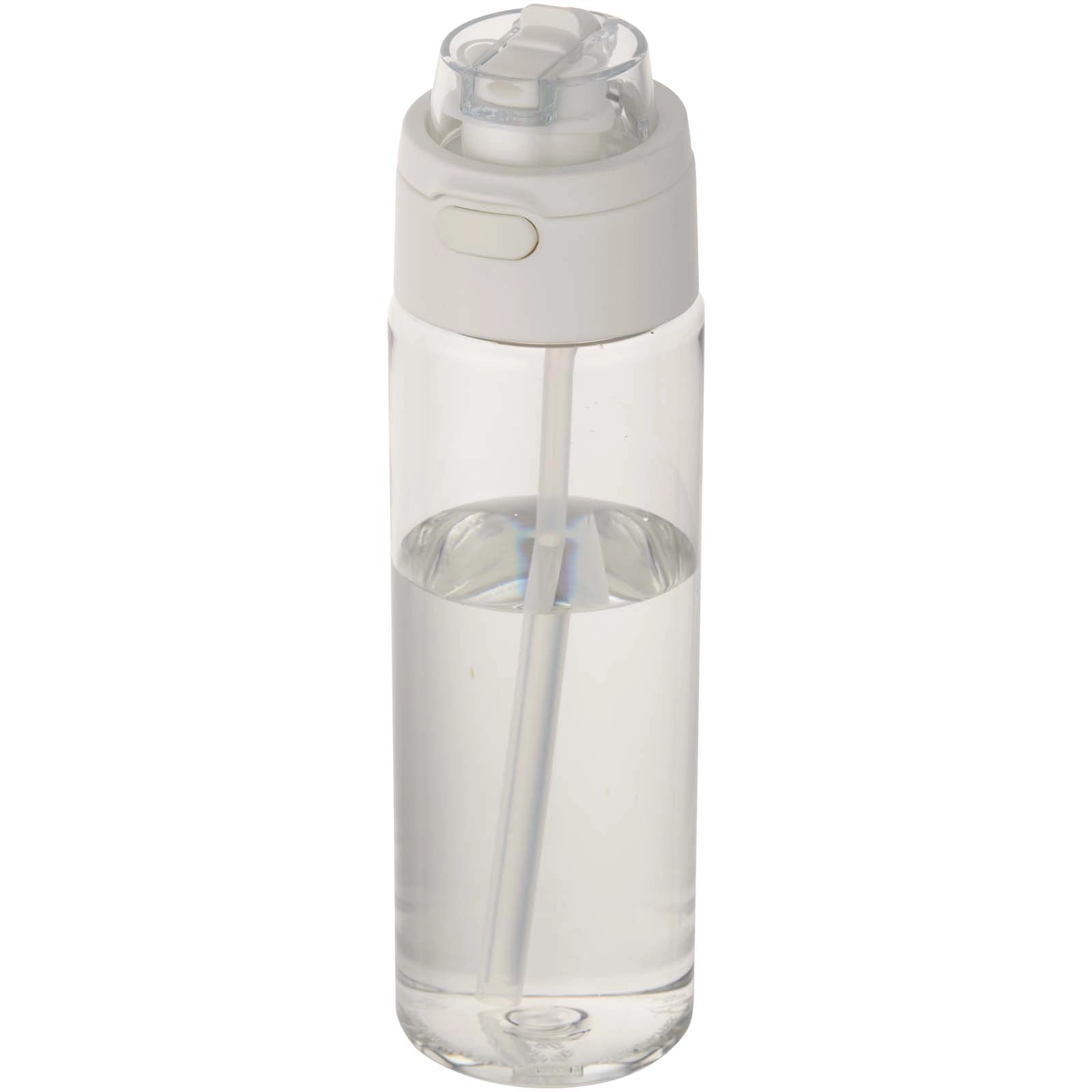 Immagine Borraccia in plastica riciclata RCS con tappo a doppia funzione e cannuccia a scatto da 700 ml Theron