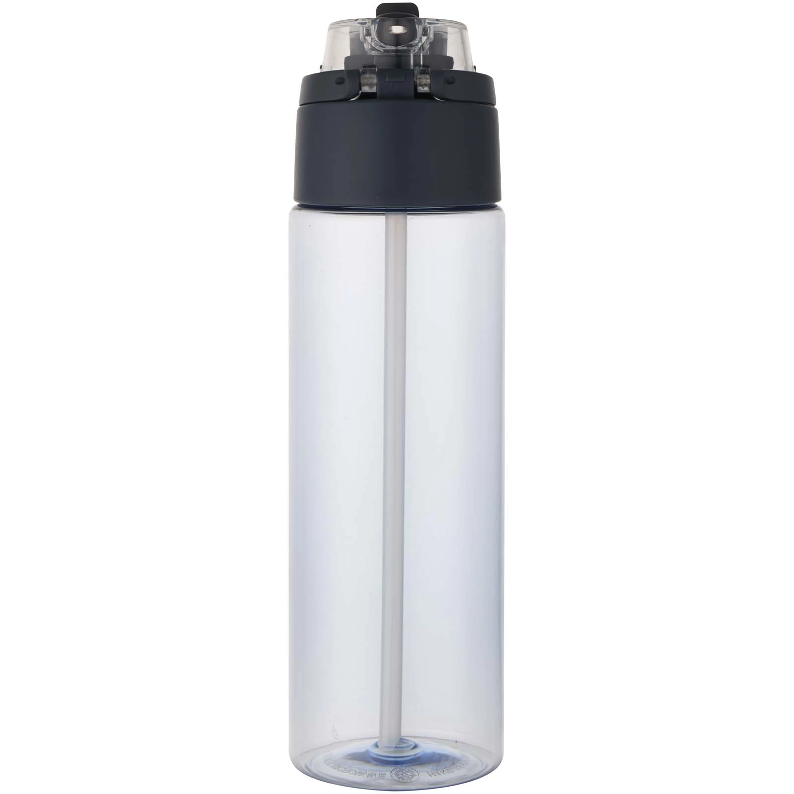 Immagine Borraccia in plastica riciclata RCS con tappo a doppia funzione e cannuccia a scatto da 700 ml Theron