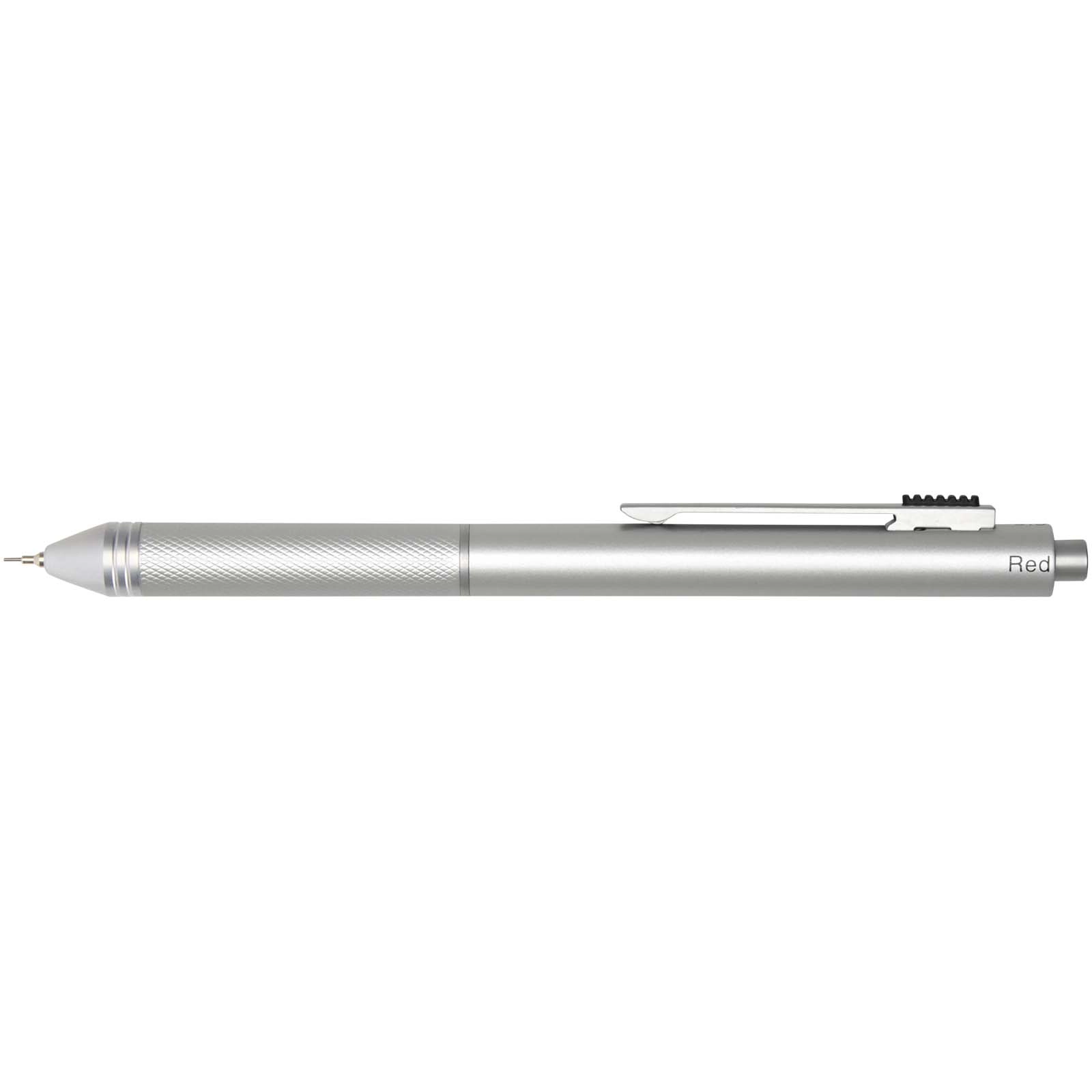 Immagine Penna a sfera 4 in 1 in acciaio inossidabile riciclato certificato RCS Tine