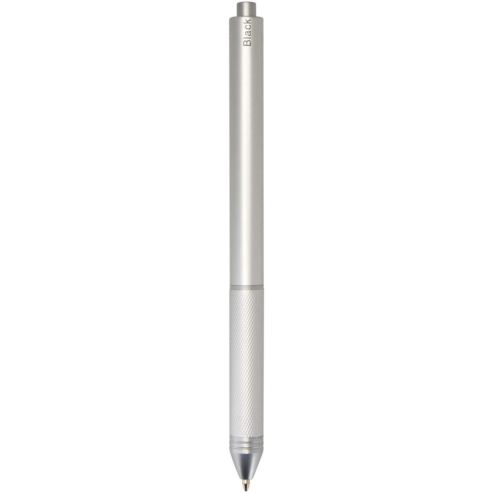 Immagine Penna a sfera 4 in 1 in acciaio inossidabile riciclato certificato RCS Tine