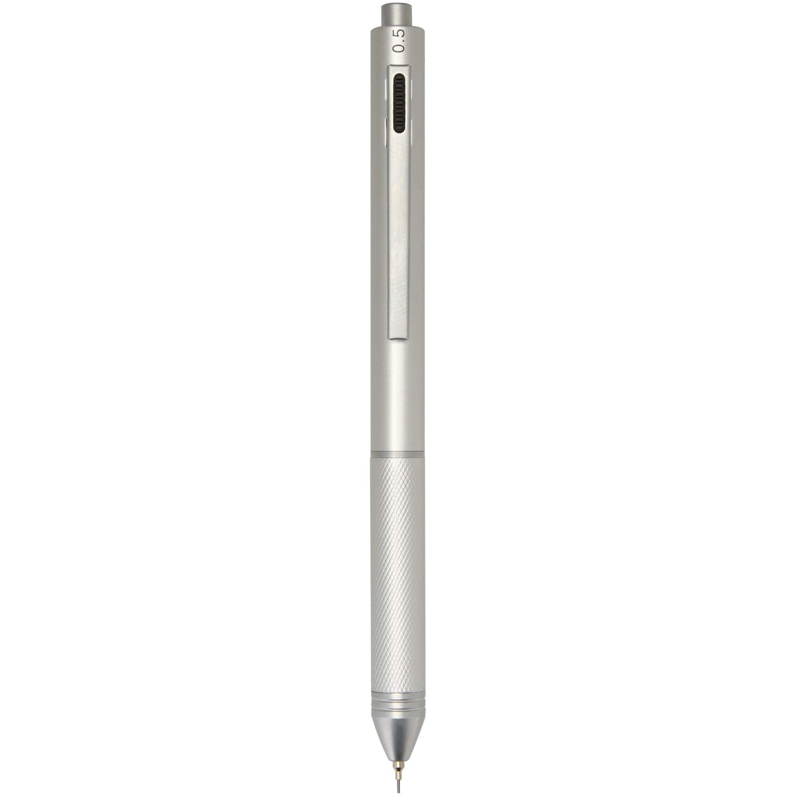 Immagine Penna a sfera 4 in 1 in acciaio inossidabile riciclato certificato RCS Tine