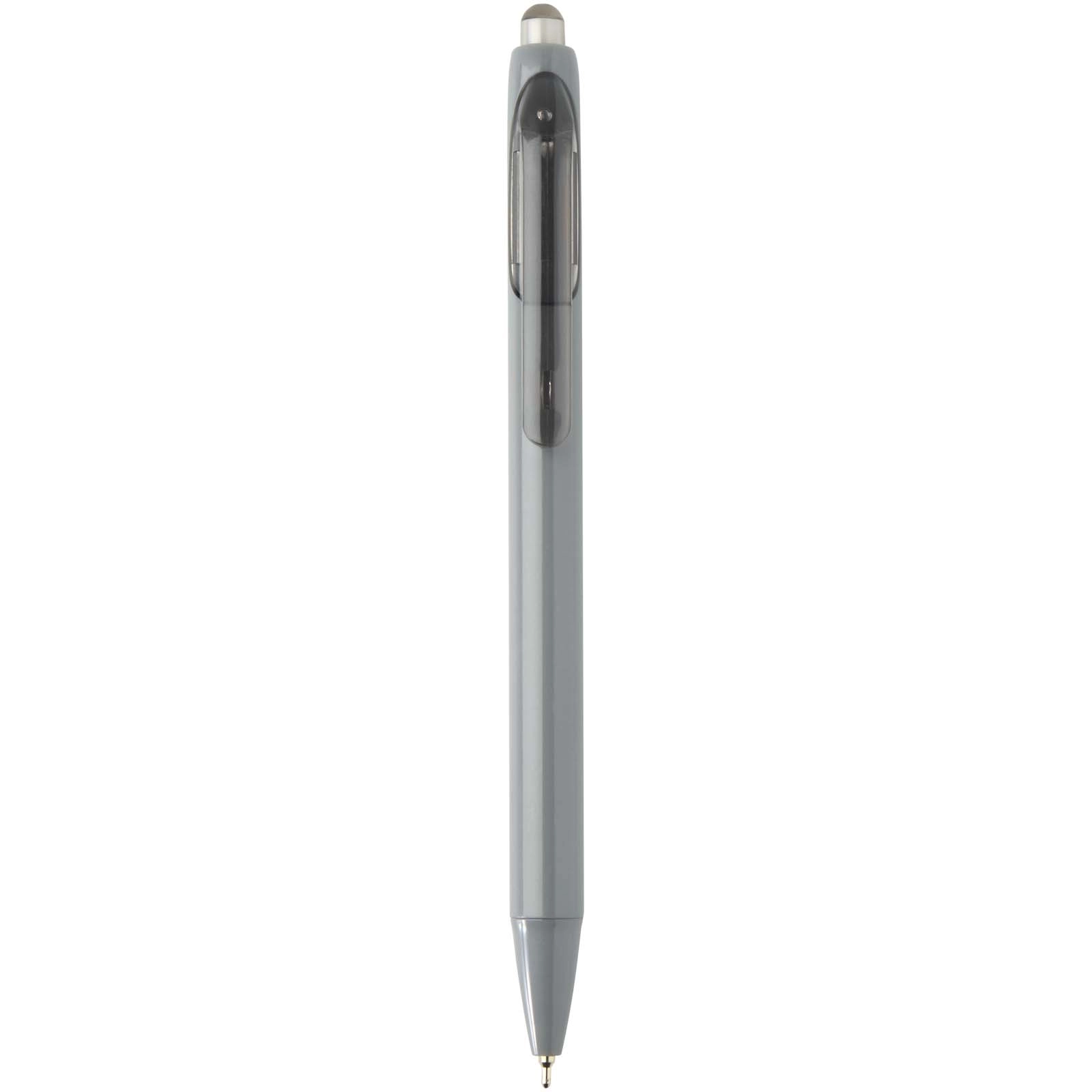 Immagine Penna a sfera a doppia iniezione in materiale riciclato certificato RCS (inchiostro blu) Glen