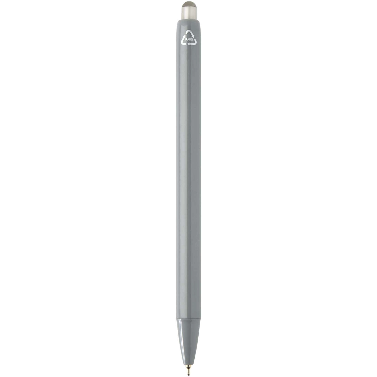 Immagine Penna a sfera a doppia iniezione in materiale riciclato certificato RCS (inchiostro blu) Glen