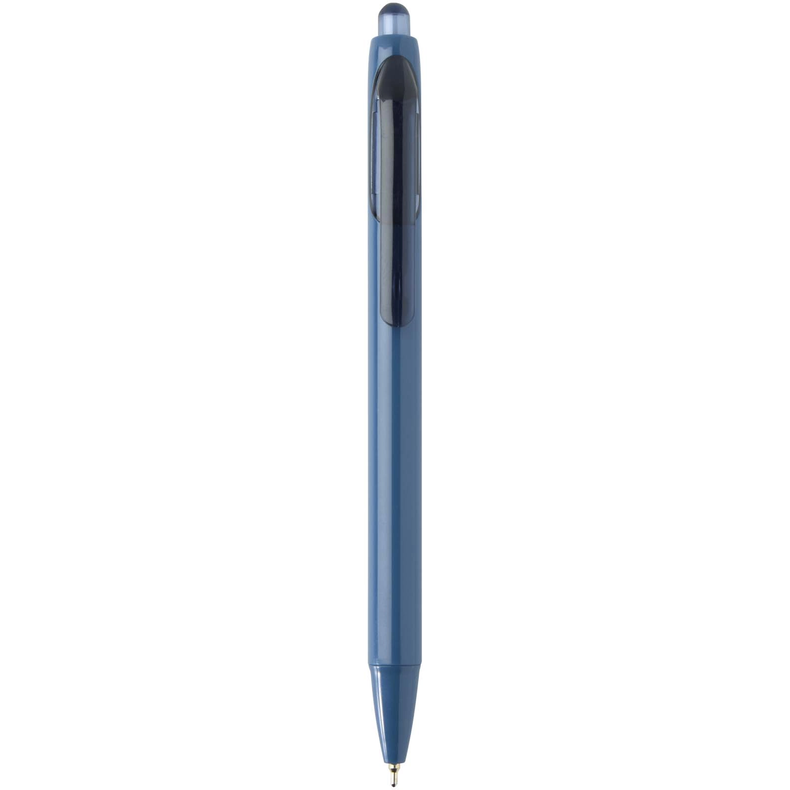 Immagine Penna a sfera a doppia iniezione in materiale riciclato certificato RCS (inchiostro blu) Glen