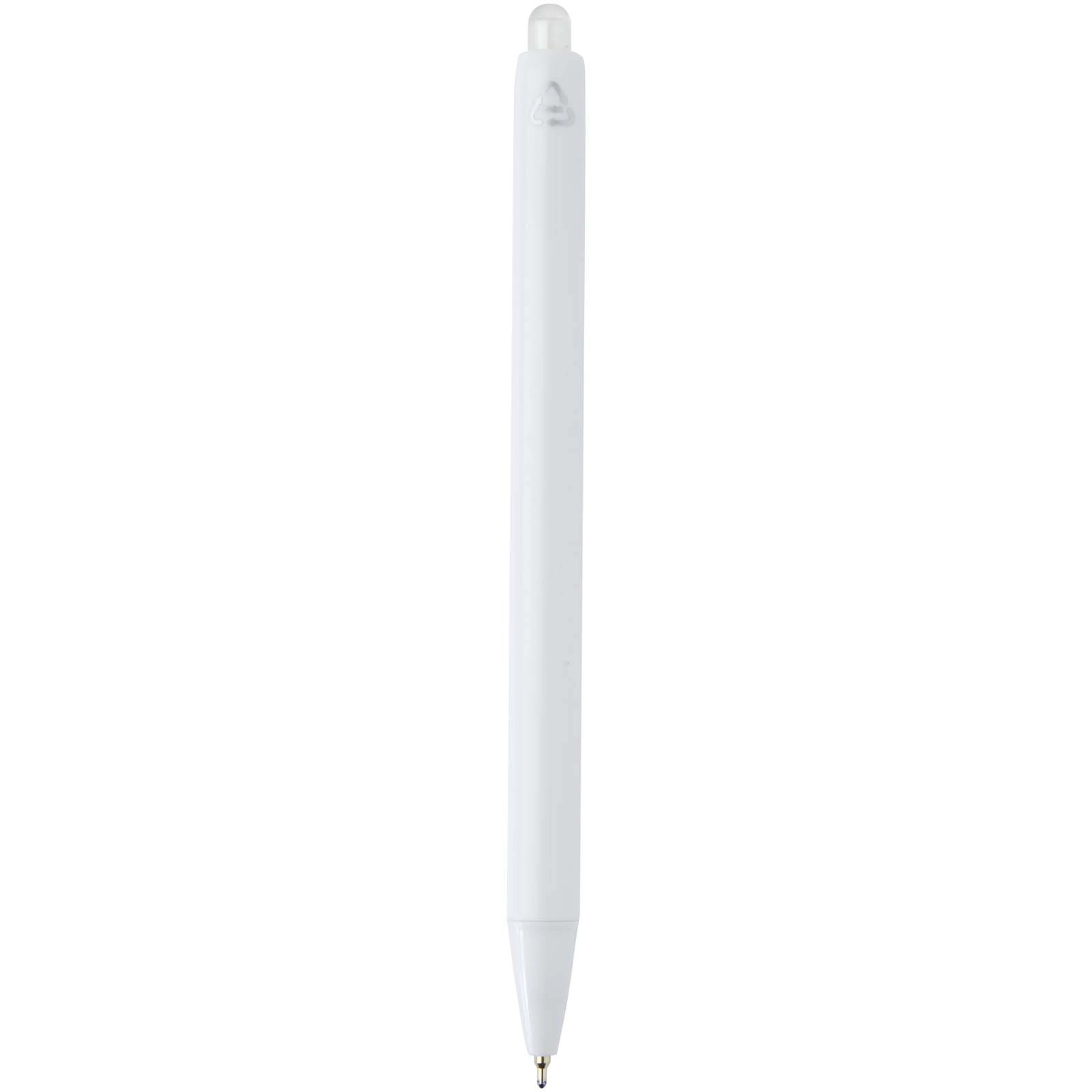 Immagine Penna a sfera a doppia iniezione in materiale riciclato certificato RCS (inchiostro blu) Glen