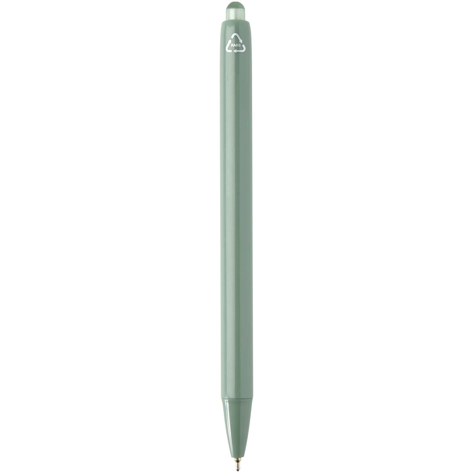 Immagine Penna a sfera a doppia iniezione in materiale riciclato certificato RCS (inchiostro blu) Glen