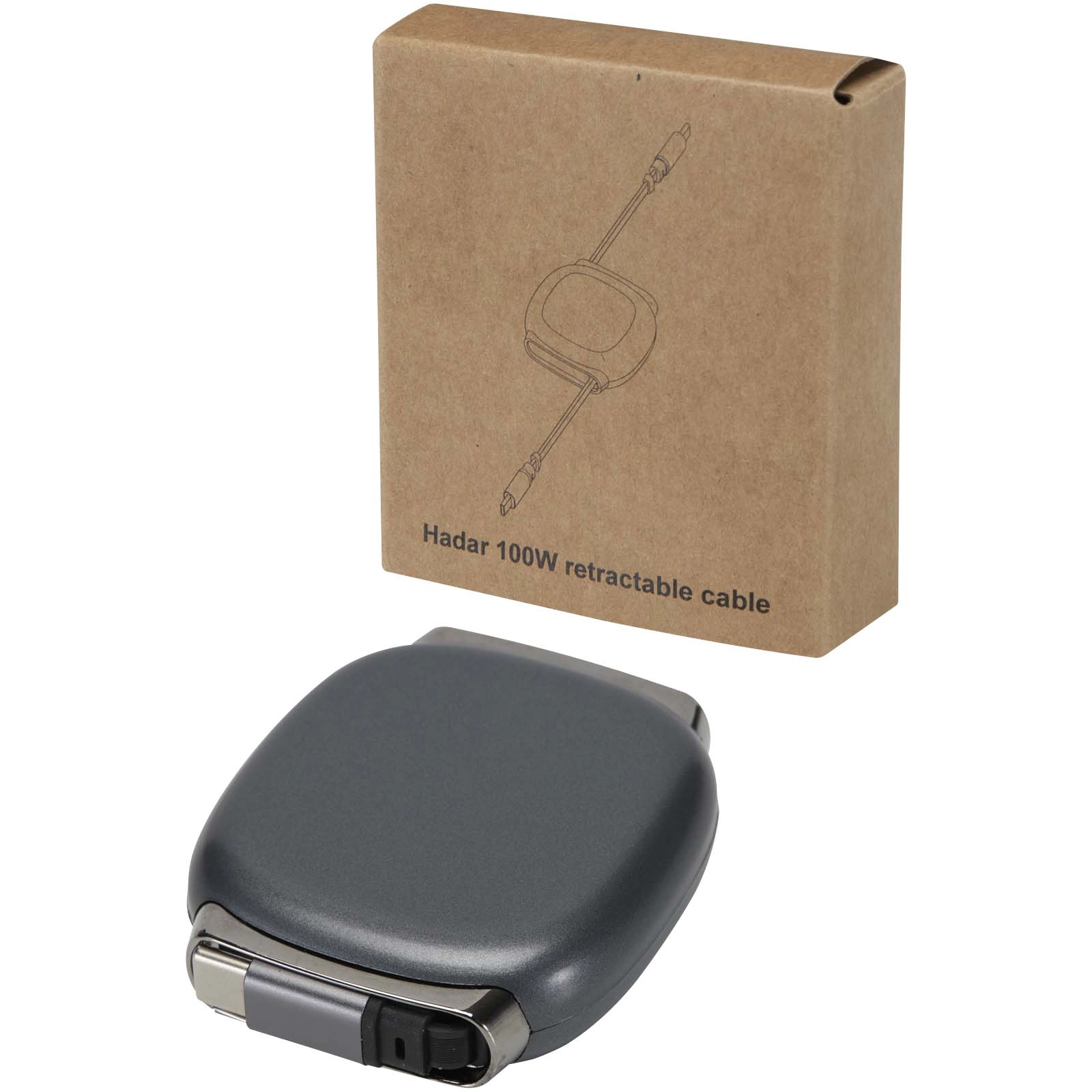 Immagine Cavo di ricarica PD CarPlay 5-in-1 retrattile in plastica riciclata da 100 W Alphard
