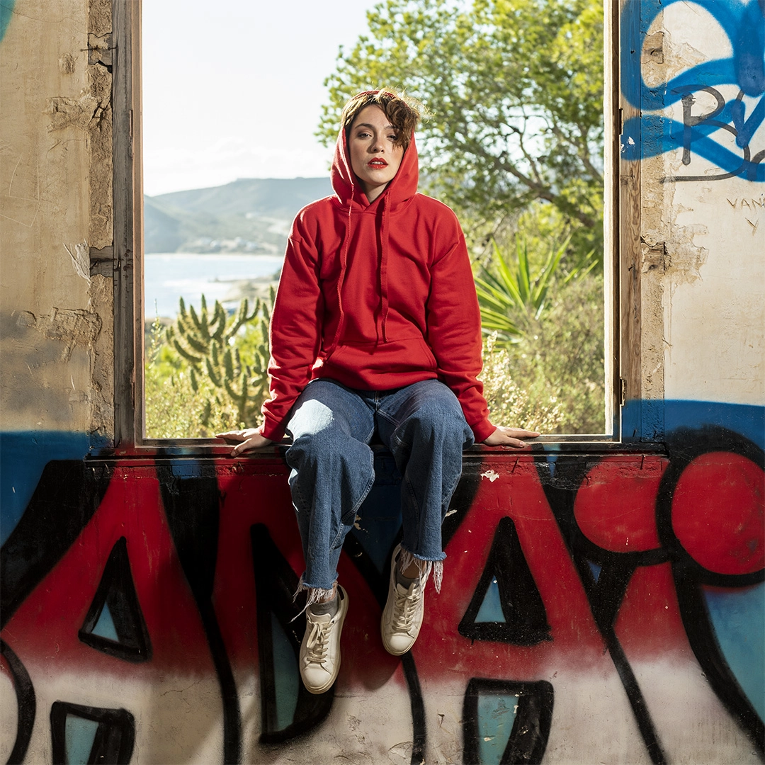 Immagine Felpa con Cappuccio Adulto Harnix