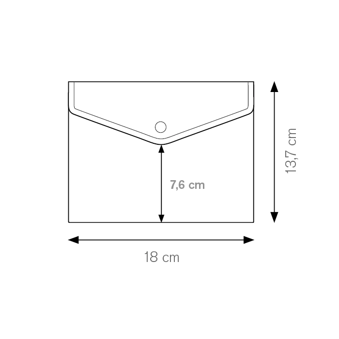 Immagine Portadocumenti auto chiusura con bottone - IDEA