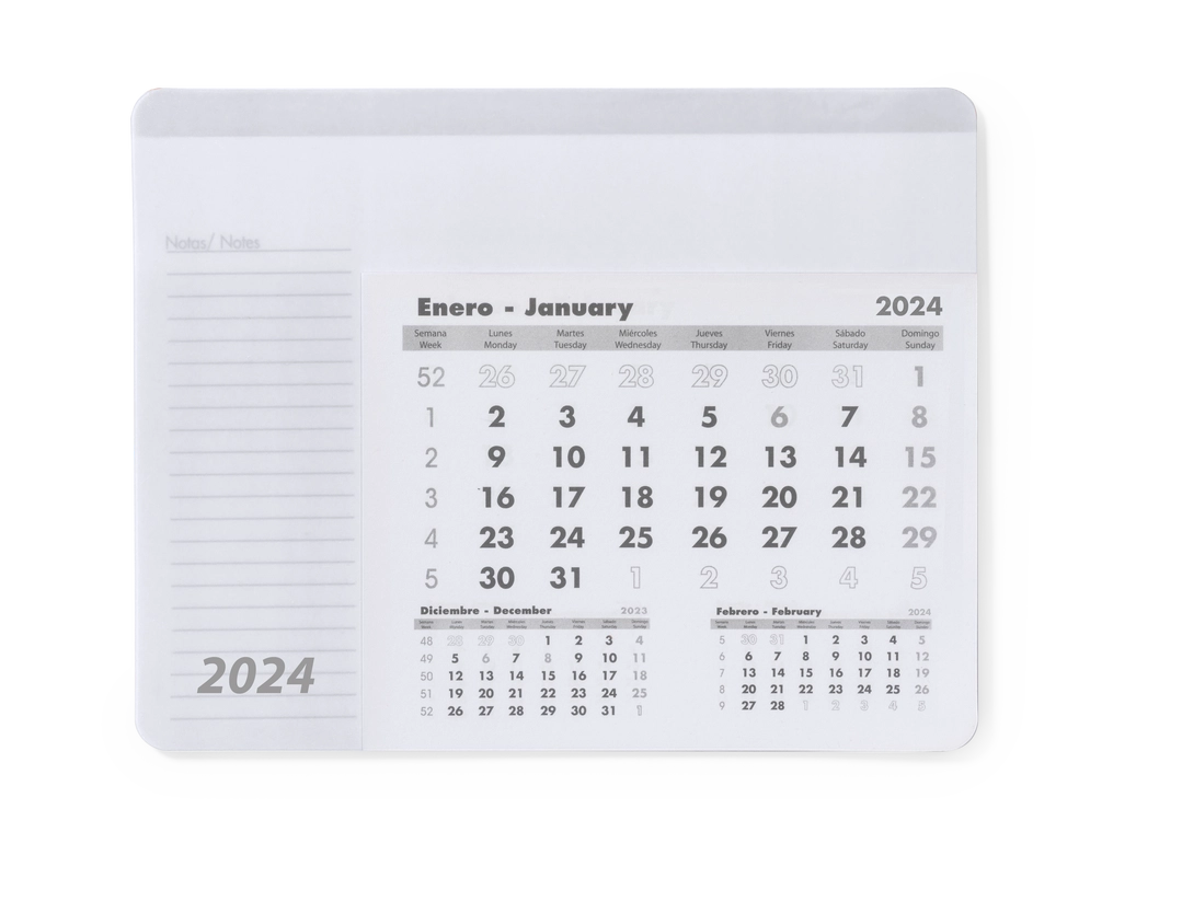 Immagine Tappetino Mouse Calendario Rendux