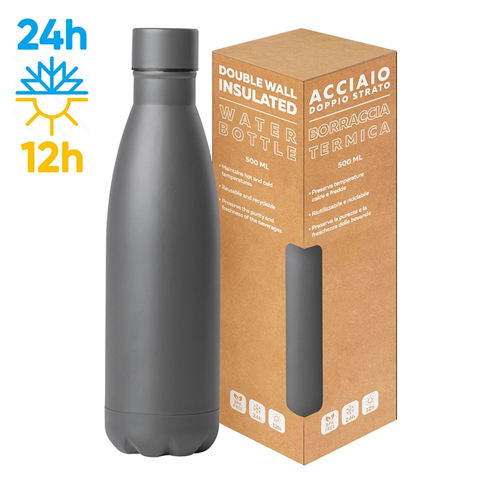 Immagine STEEL MAT BOTTLE 500 FLAT