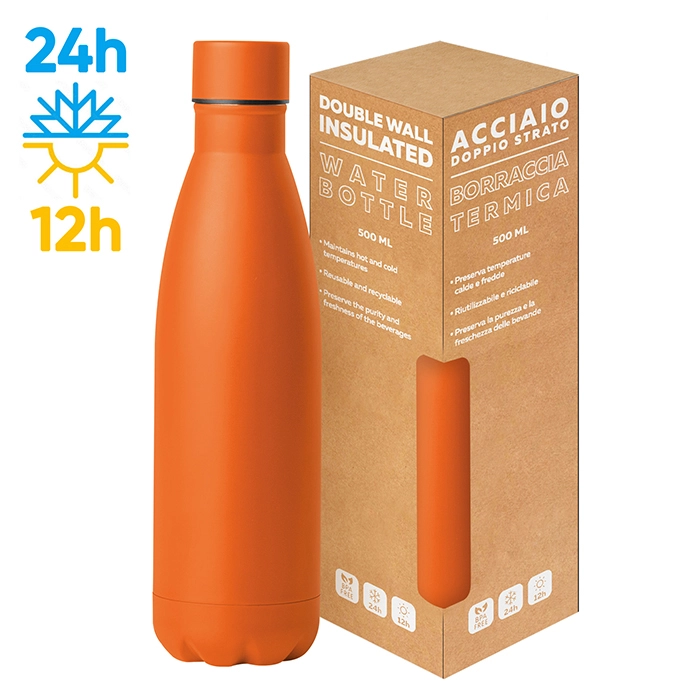 Immagine STEEL MAT BOTTLE 500 FLAT