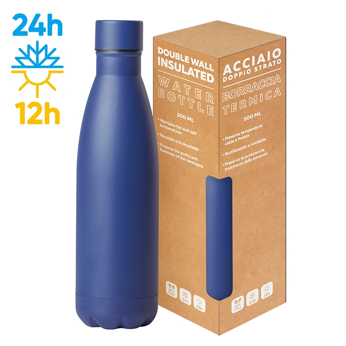 Immagine STEEL MAT BOTTLE 500 FLAT