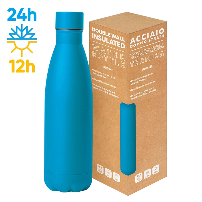 Immagine STEEL MAT BOTTLE 500 FLAT