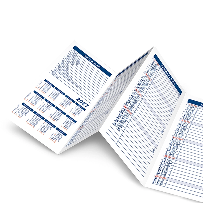 Immagine Calendario Tascabile / Rubrica 