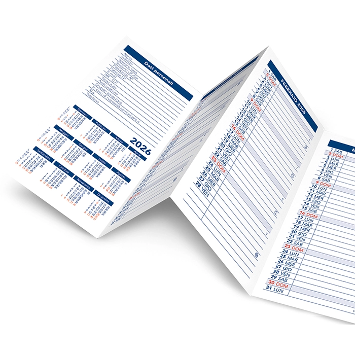 Immagine Calendario Tascabile / Rubrica 