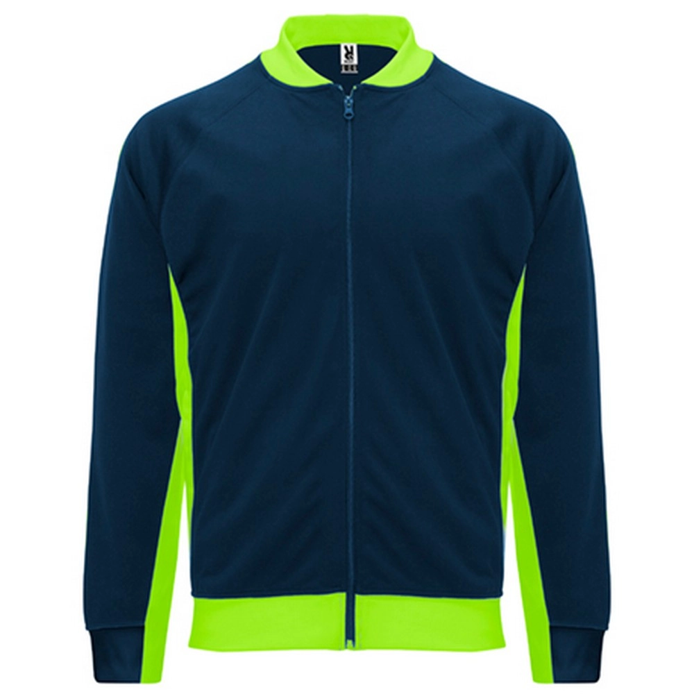 Immagine R11162655222 ROLY ILIADA TUTE DA GINNASTICA Uomo BLU NAVY/VERDE FLUO tg 10 ANNI