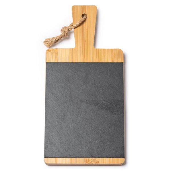 9259 Dorio - Tagliere In Bamboo E Ardesio