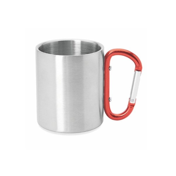 Immagine 8432 Oslon – Tazza In Acciaio Doppia Parete Con Moschettone