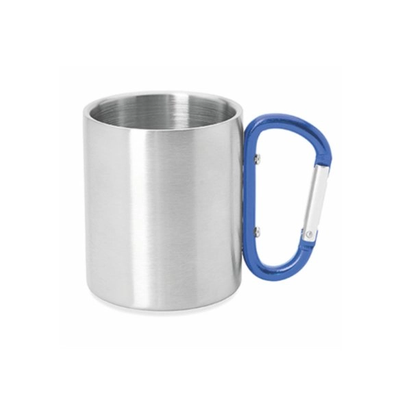 Immagine 8432 Oslon – Tazza In Acciaio Doppia Parete Con Moschettone