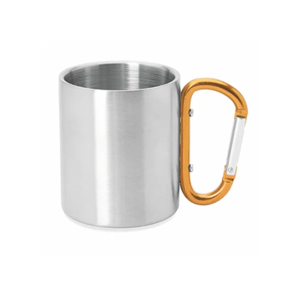 Immagine 8432 Oslon – Tazza In Acciaio Doppia Parete Con Moschettone