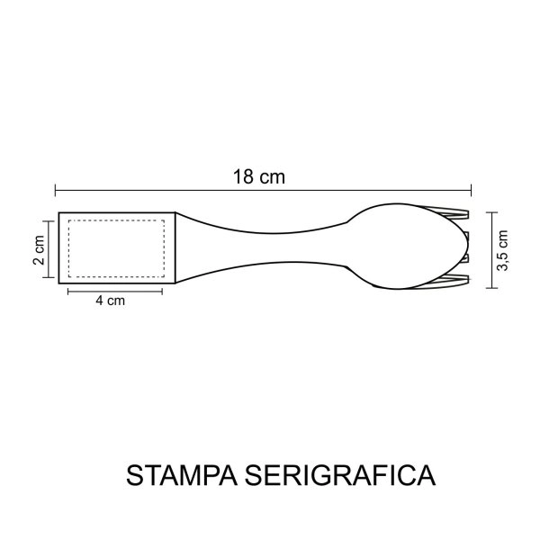 Immagine 8016 Cucchi - Set Posate 2pz. In Plastica