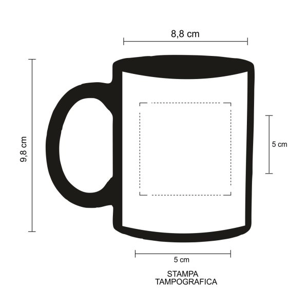 Immagine 7096 Yeso - Tazza Lavagna Con Gessetto