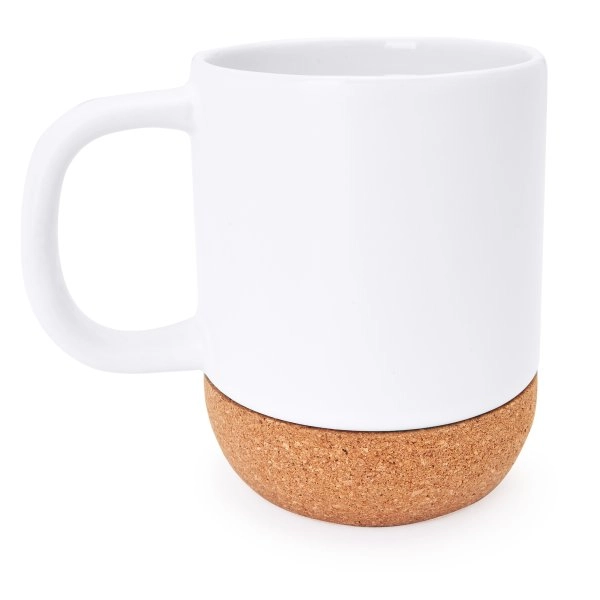 7068 Sugar - Tazza In Ceramica 420ml Con Base In Sughero