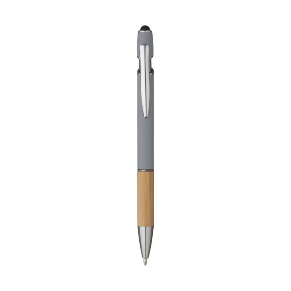 Immagine 5698 Iris - Penna Sfera Soft Touch In Alluminio E Bamboo