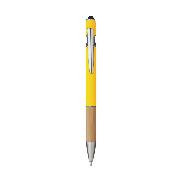 Immagine 5698 Iris - Penna Sfera Soft Touch In Alluminio E Bamboo