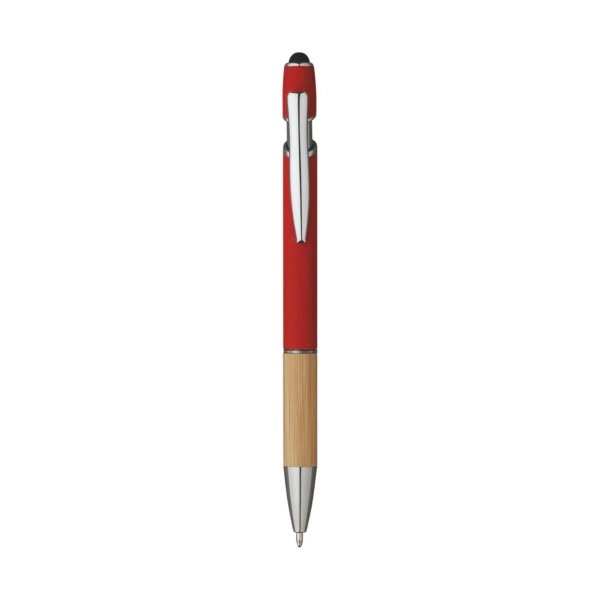 Immagine 5698 Iris - Penna Sfera Soft Touch In Alluminio E Bamboo